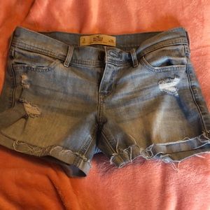 Hollister jean shorts
